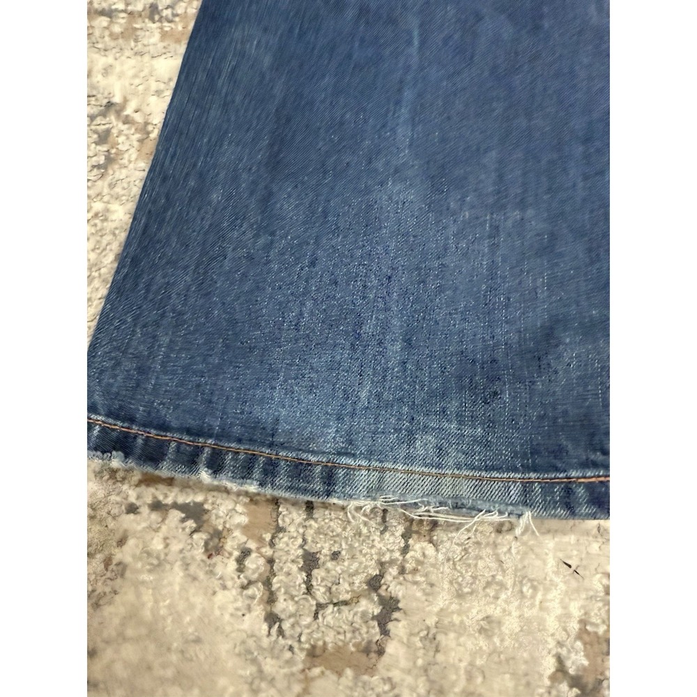 Lucky Brand 329 Jeans Mens 36x34 Classic Straight Stretch Dark Wash Zip Fly - Picture 11 of 16